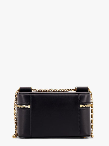 Borsa a tracolla sicily in pelle con targhetta logo in metallo thumbnail