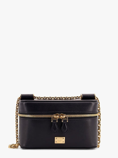 Borsa a tracolla sicily in pelle con targhetta logo in metallo thumbnail