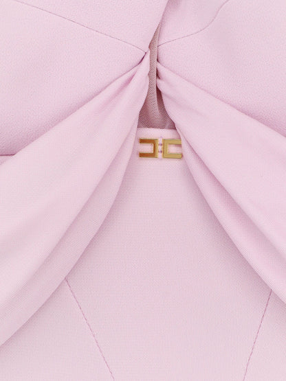 Red carpet stretch viscose long dress thumbnail