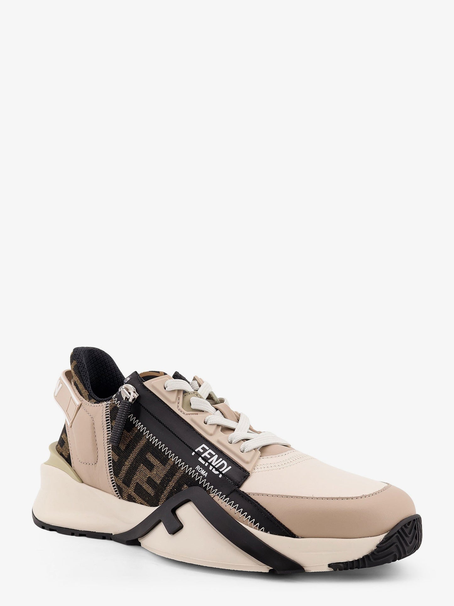 Fendi Flow leather sneakers with FF motif