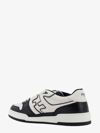 Leather sneakers with ff lateral logo thumbnail