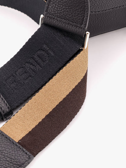 Baguette double leather shoulder bag thumbnail