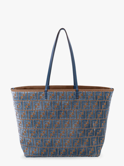 Roll large ff jacquard velvet shopping bag thumbnail