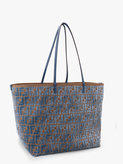 Roll large ff jacquard velvet shopping bag thumbnail