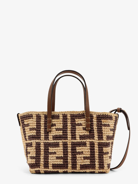 Raffia mini roll shoulder bag FENDI - Nugnes1920