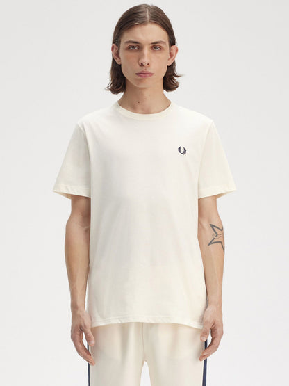 Cotton t-shirt with logo embroidery thumbnail