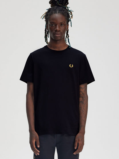 Cotton t-shirt with logo embroidery thumbnail