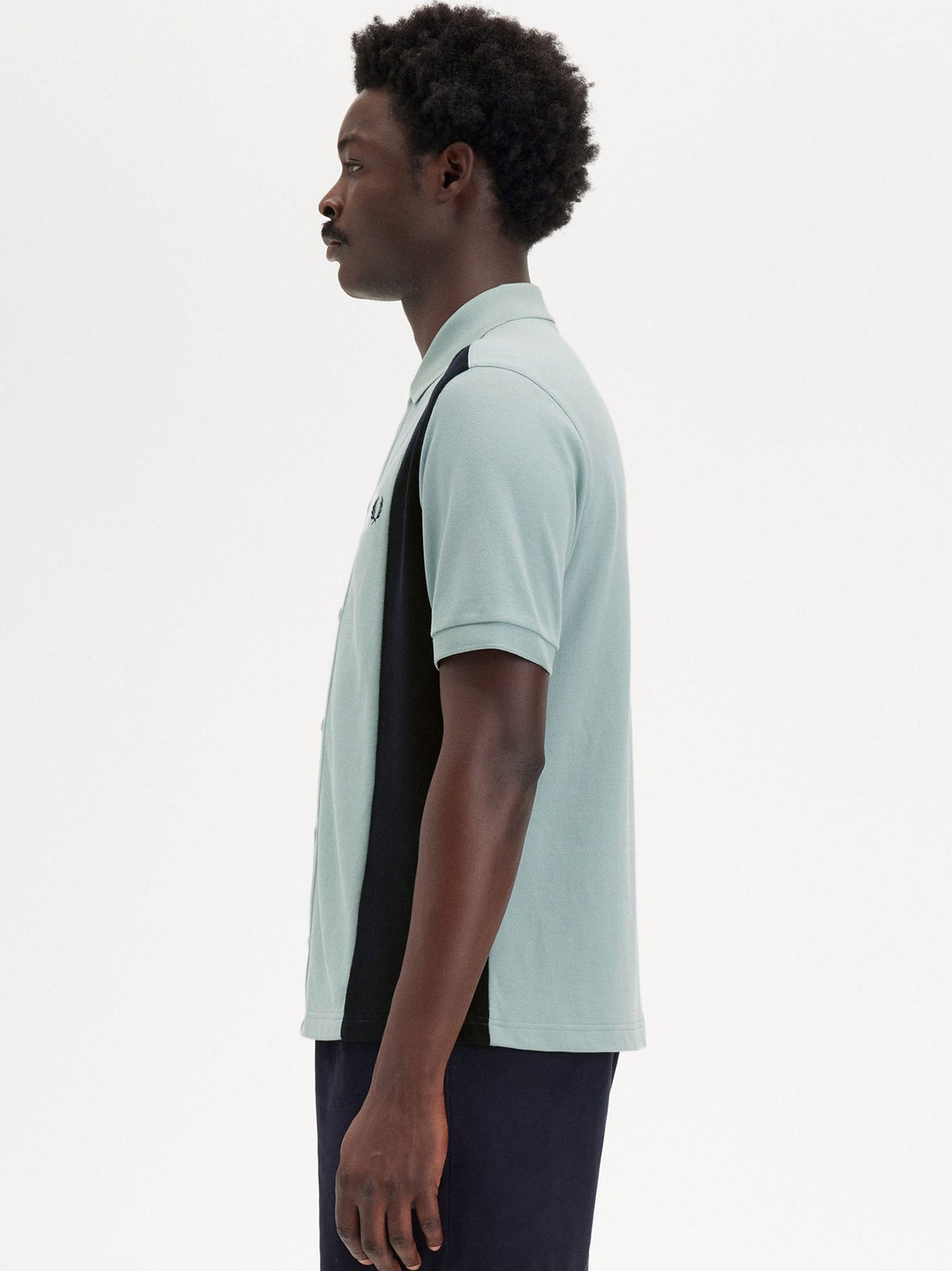 Cotton piquet polo shirt with towel inserts