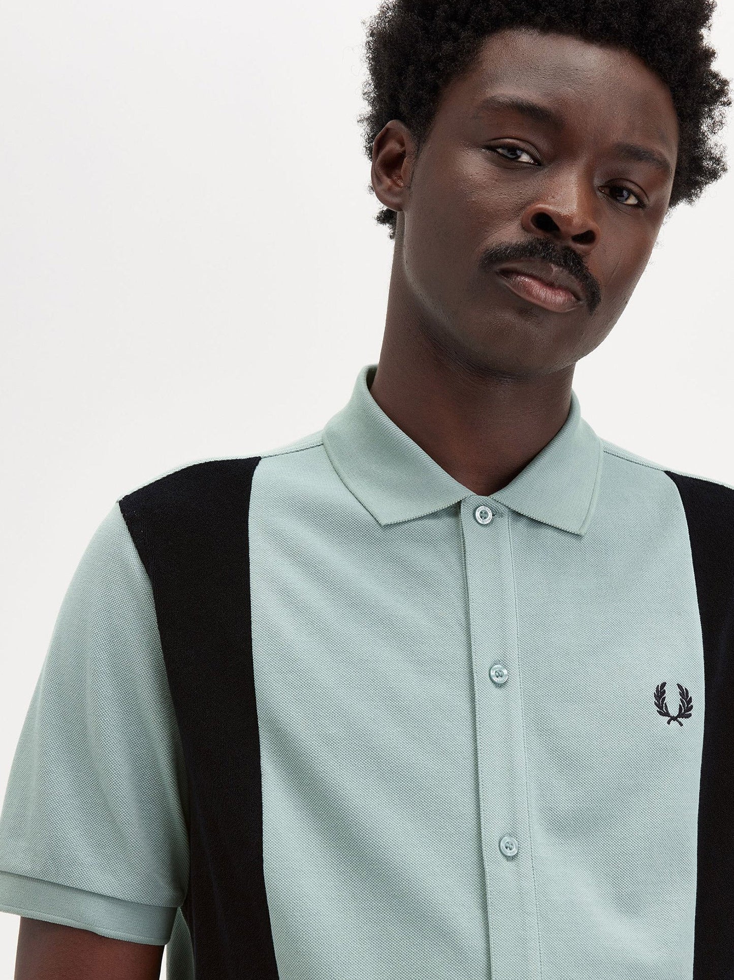 Cotton piquet polo shirt with towel inserts