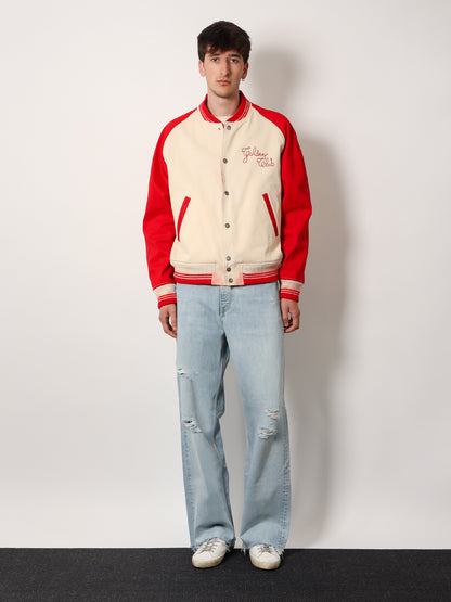 Giubbino Nic in cotone con maxi ricamo Golden Club thumbnail