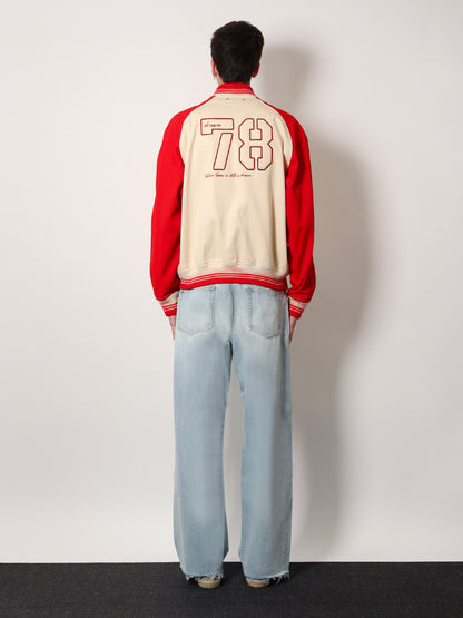 Giubbino Nic in cotone con maxi ricamo Golden Club thumbnail