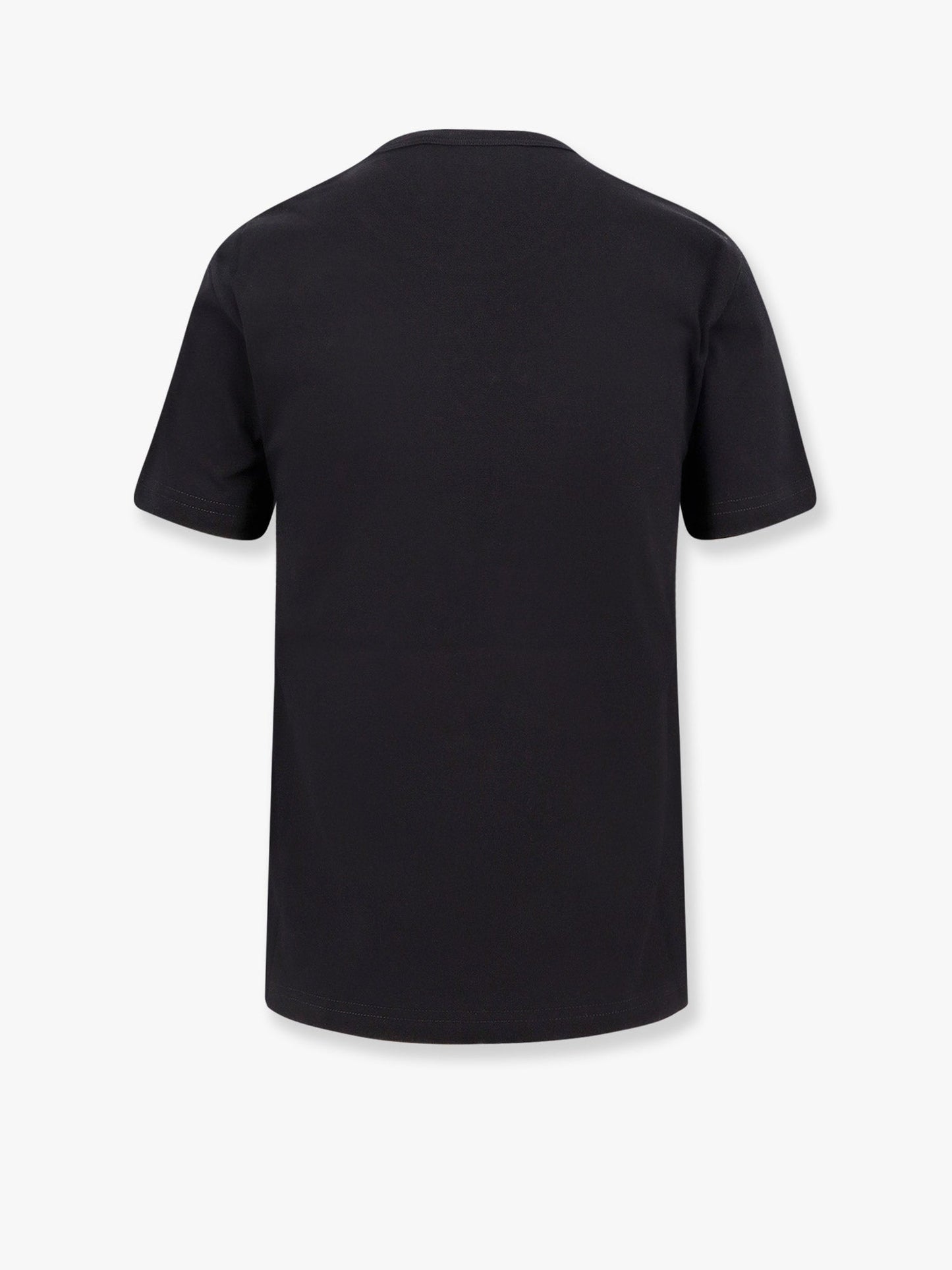 Cotton t-shirt with frontal ton sur ton logo