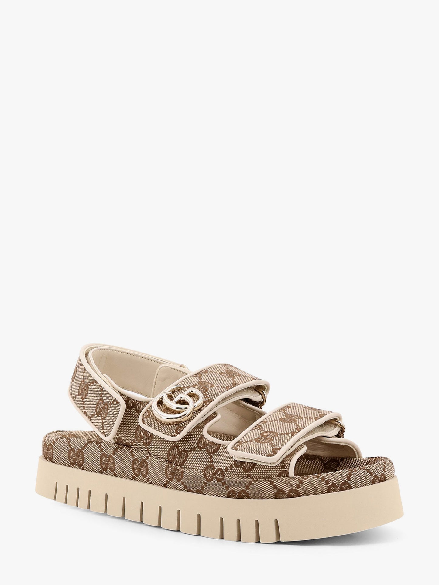 GG fabric flat sandals