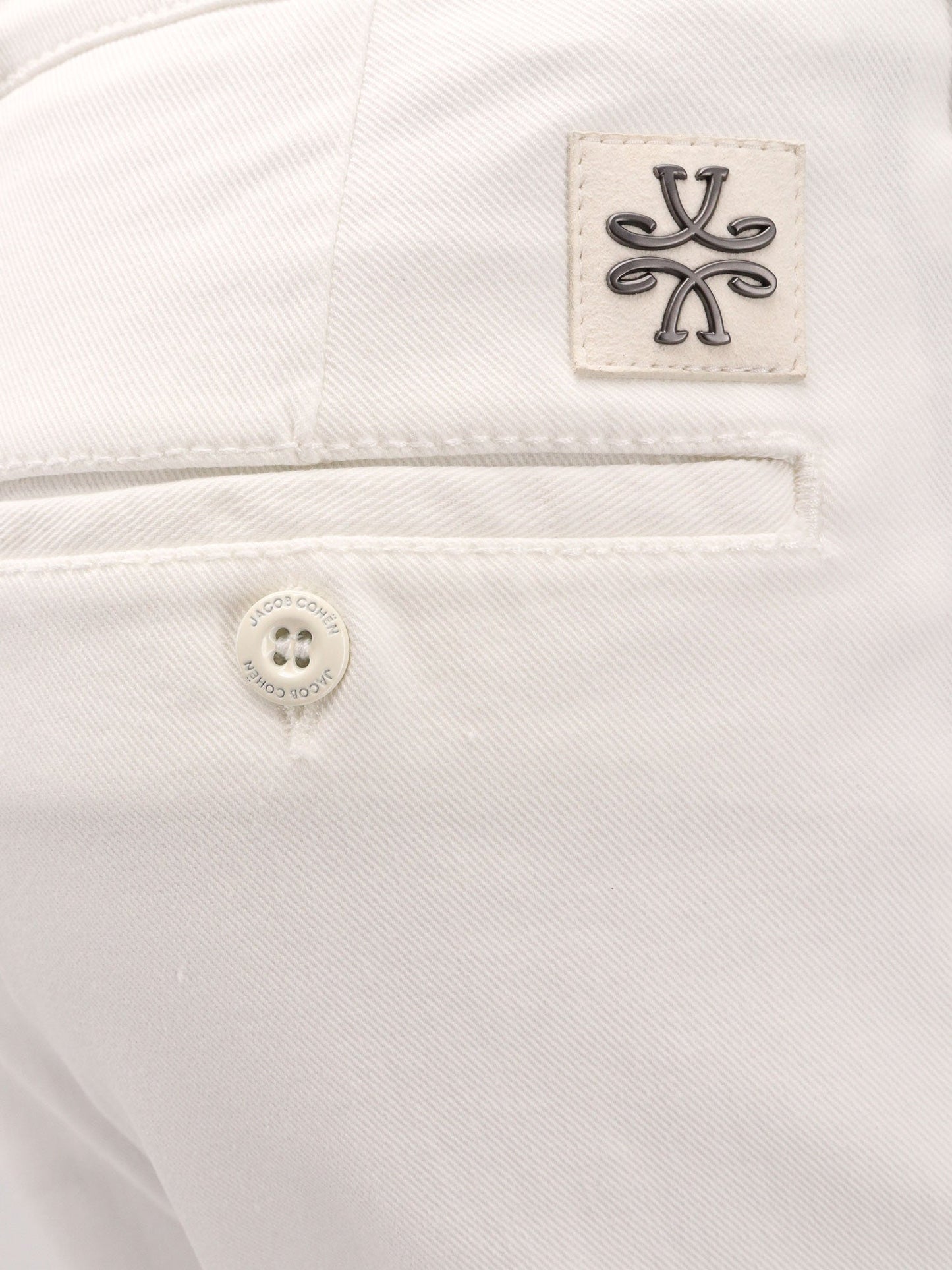 Pantalone bobby in misto cotone con iconico fazzoletto