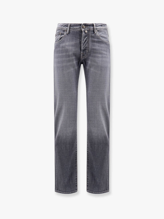 Five pockets grey denim trouser