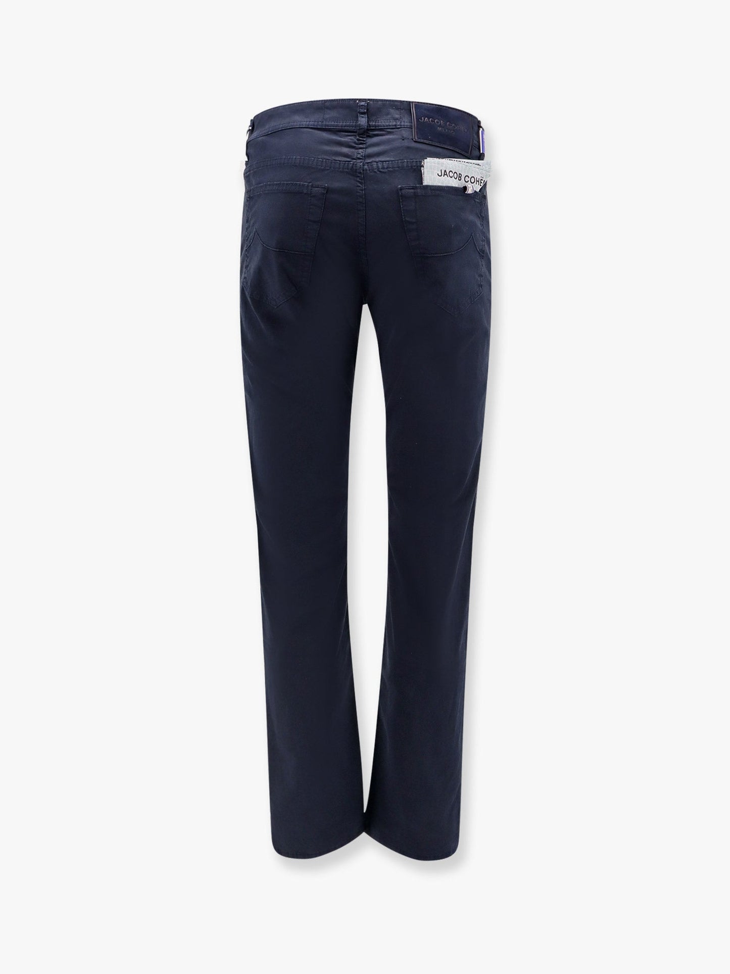 Pantalone bard in cotone stretch con iconico fazzoletto