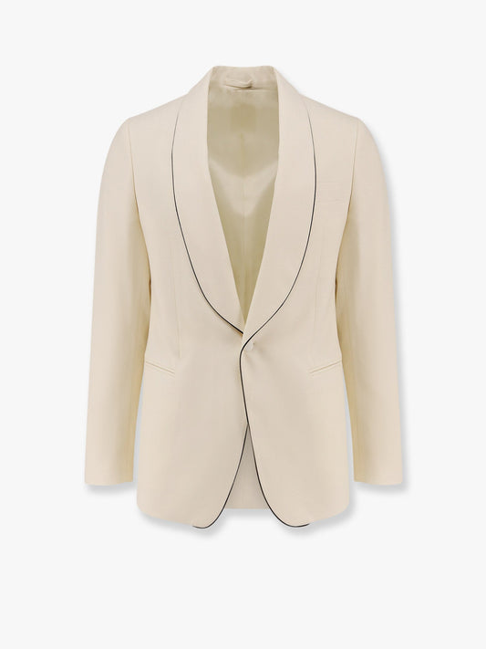Stretch wool blazer