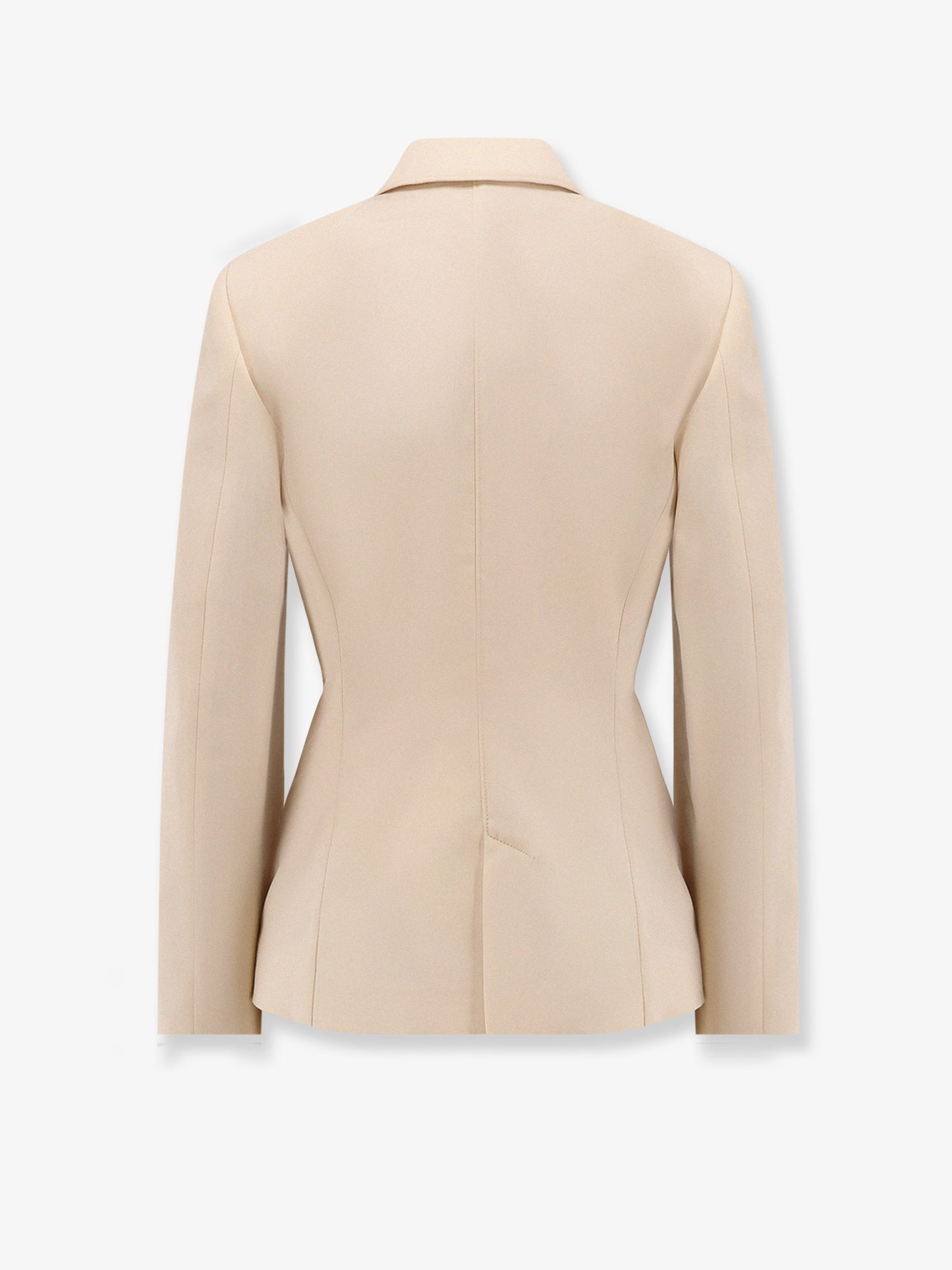 Single-breasted wool and viscose blazer