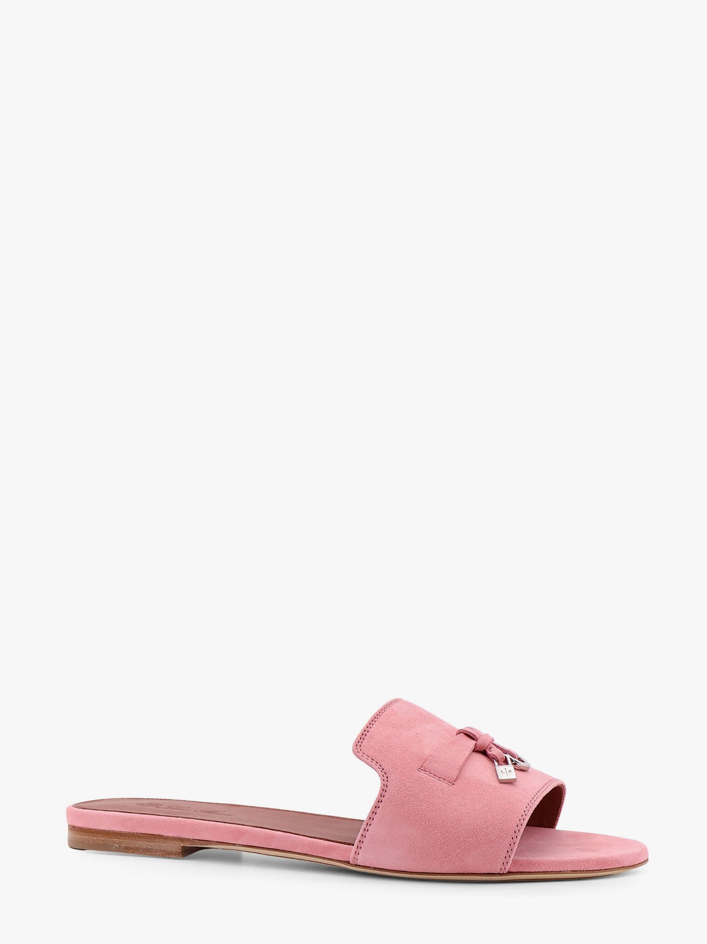 Summer charms suede sandals