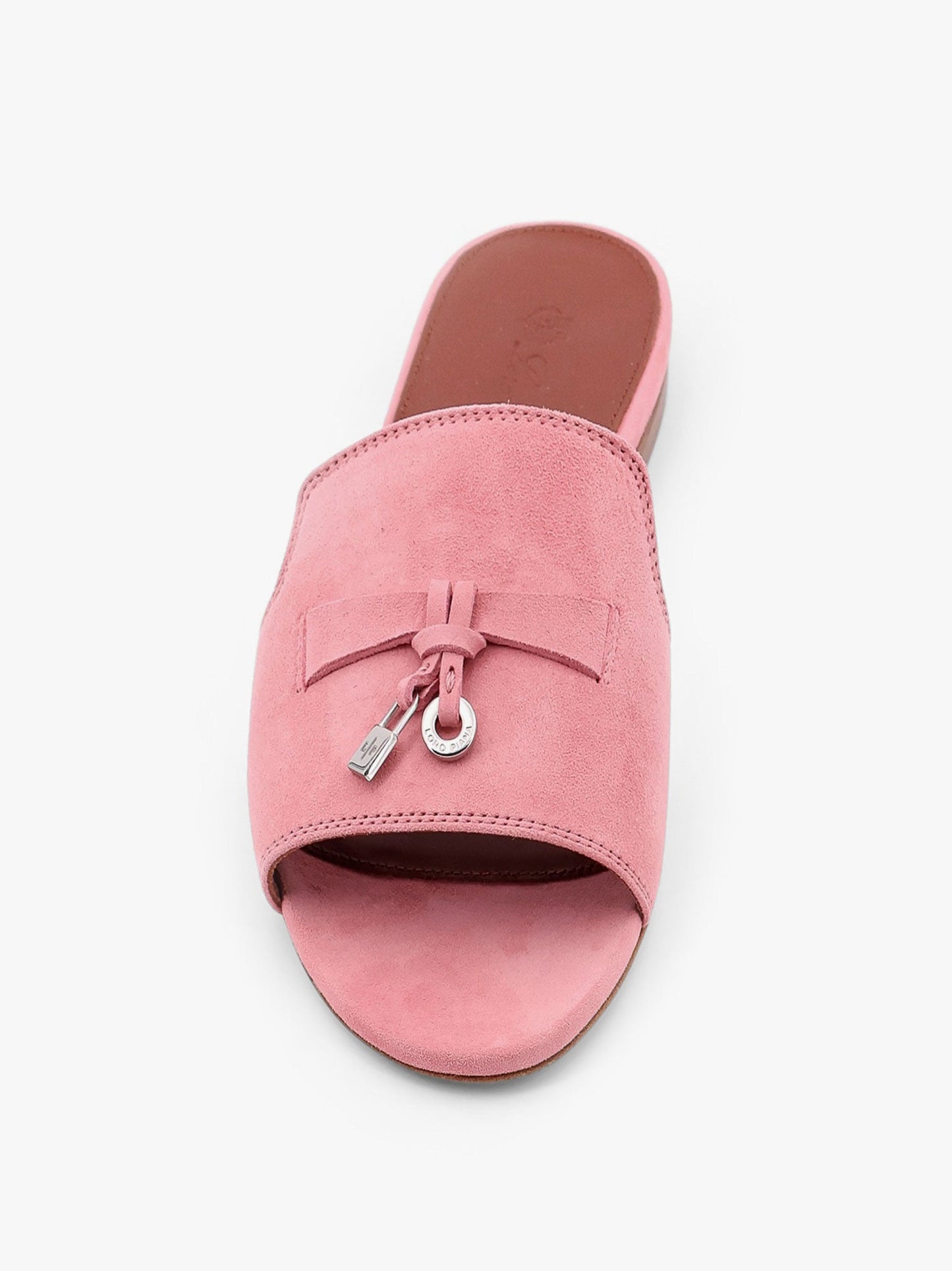 Summer charms suede sandals