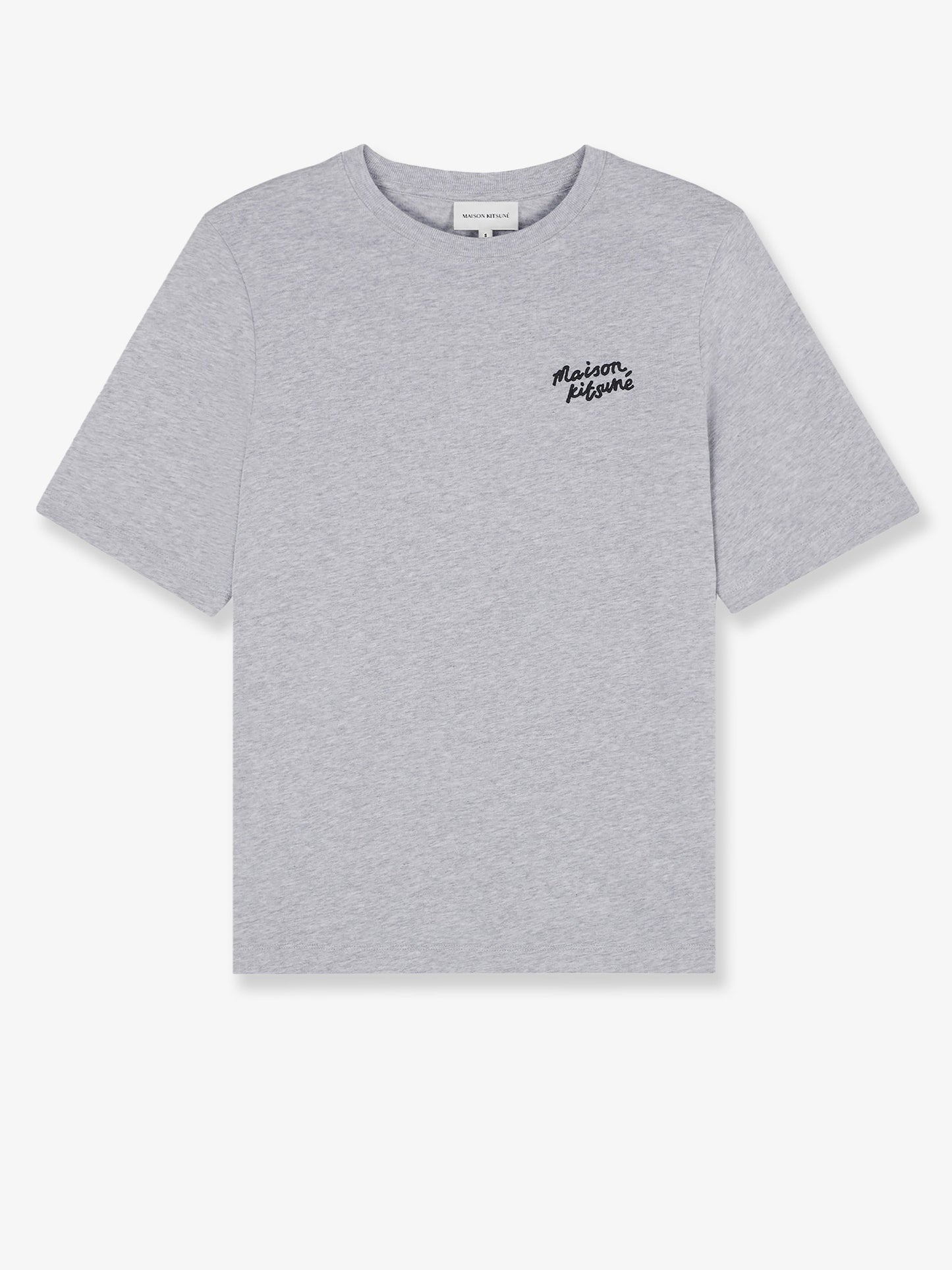 Cotton T-shirt with lettering logo