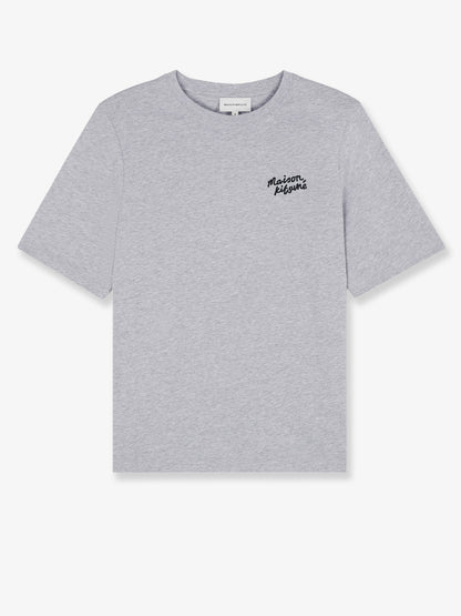 Cotton T-shirt with lettering logo thumbnail