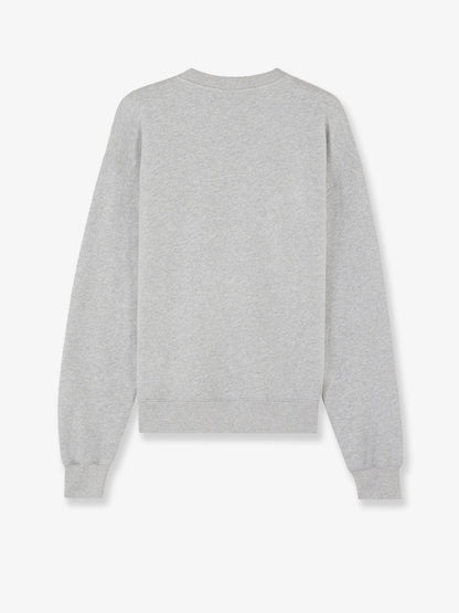 Cotton sweatshirt with lettering logo thumbnail