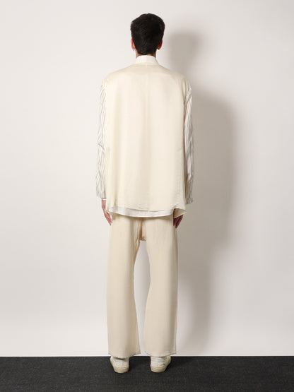 Anonymity of the lining reversible wool blend blazer thumbnail