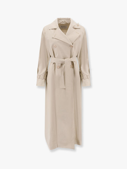 Ronco max mara sfilata coated linen trench thumbnail
