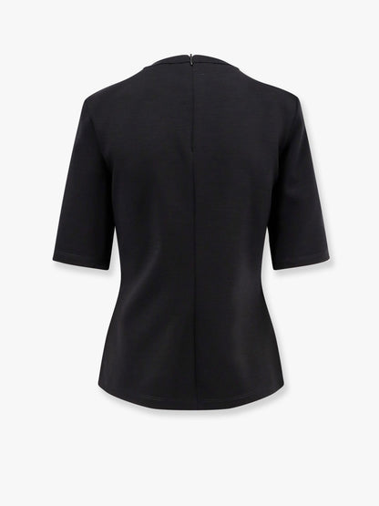 Peter wool t-shirt with embossed frontal logo thumbnail