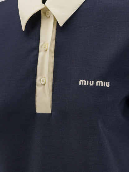 Mohair and virgin wool short dress thumbnail