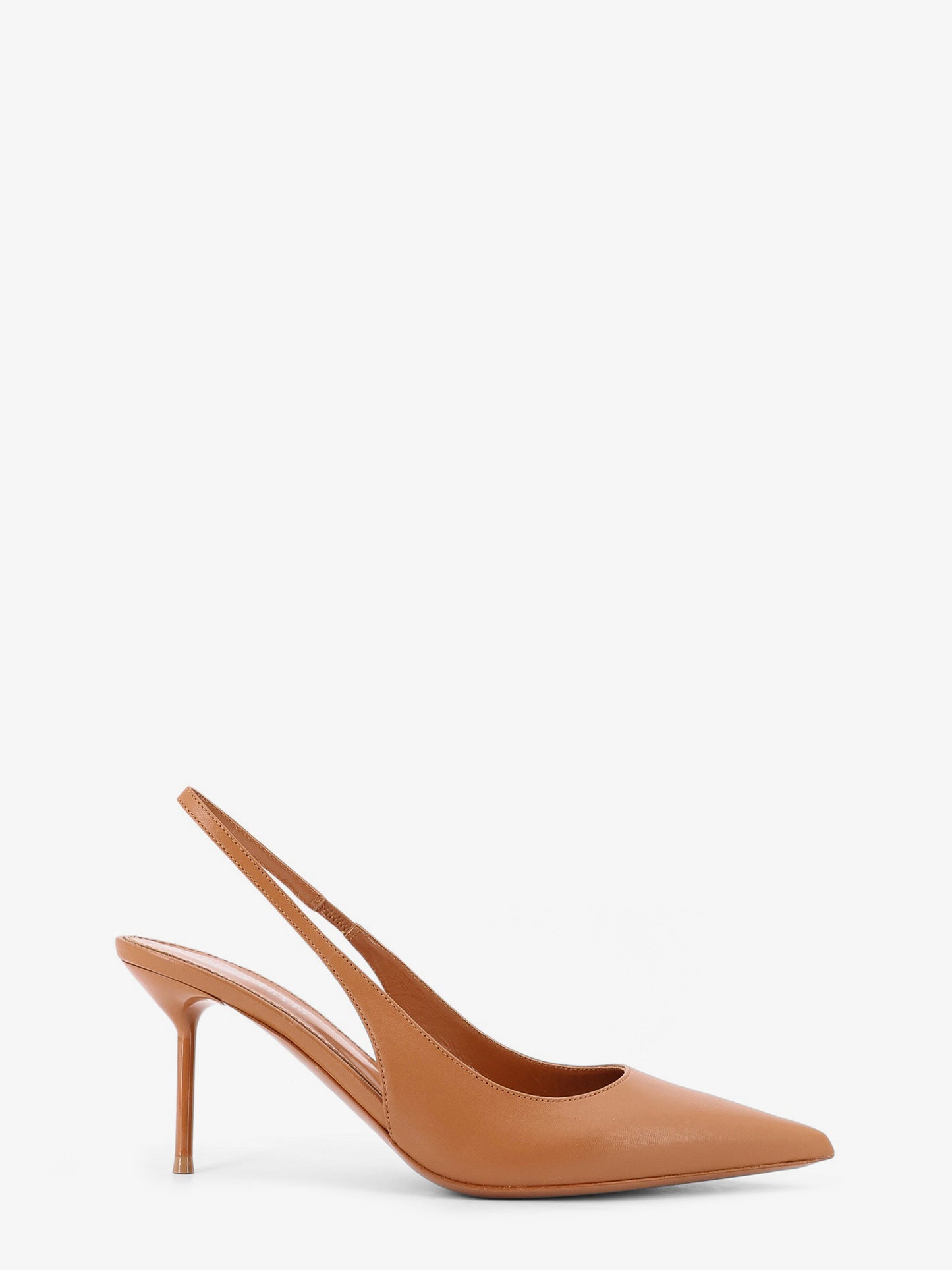 Lidia 70 leather decolleté slingback