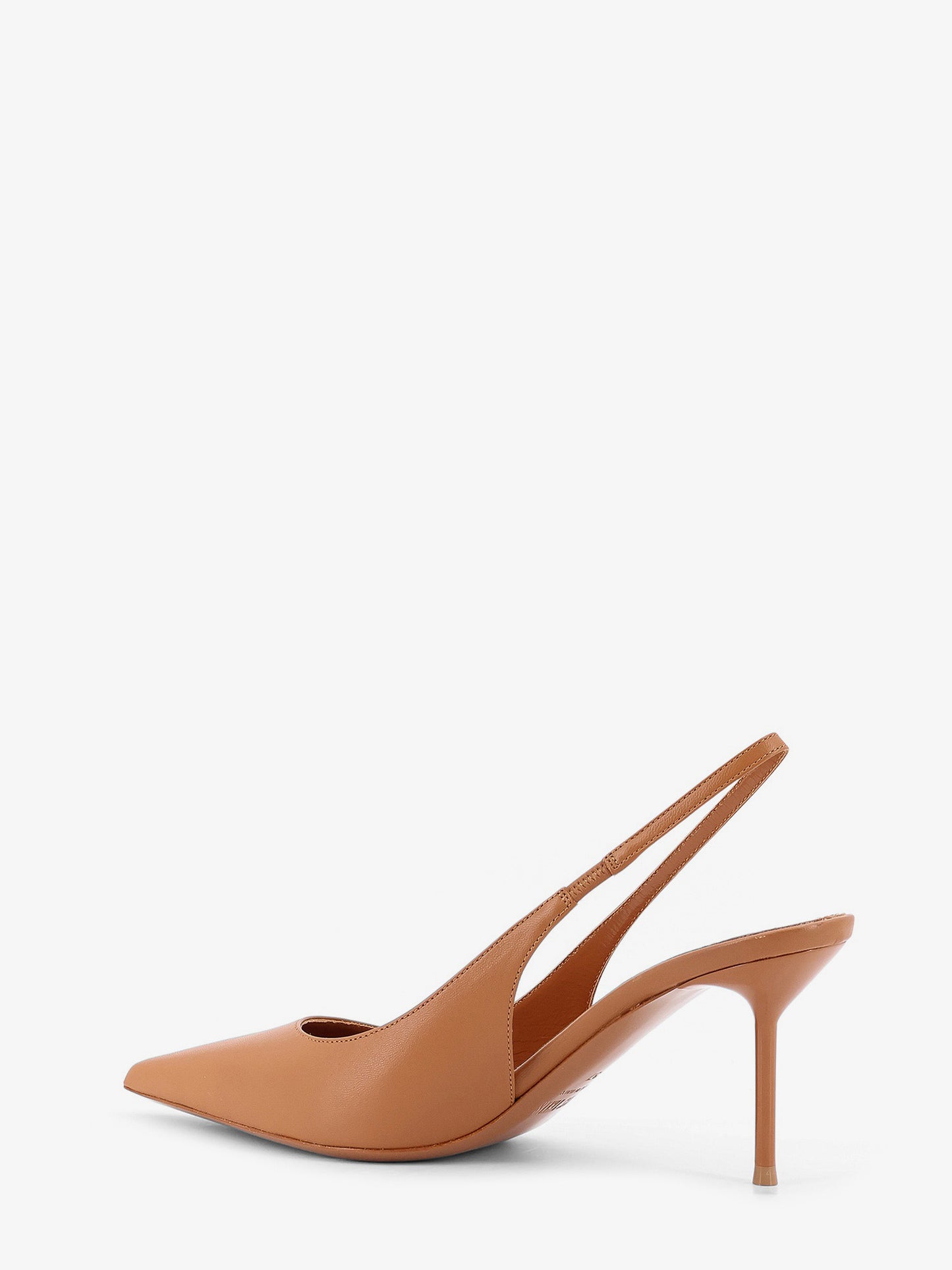 Lidia 70 leather decolleté slingback