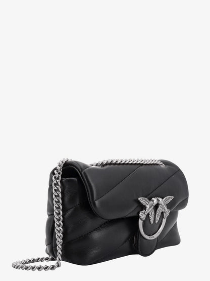 Borsa a tracolla in pelle matelassé con iconica fibbia love birds thumbnail