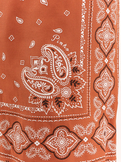 Viscose shorts with bandana print thumbnail