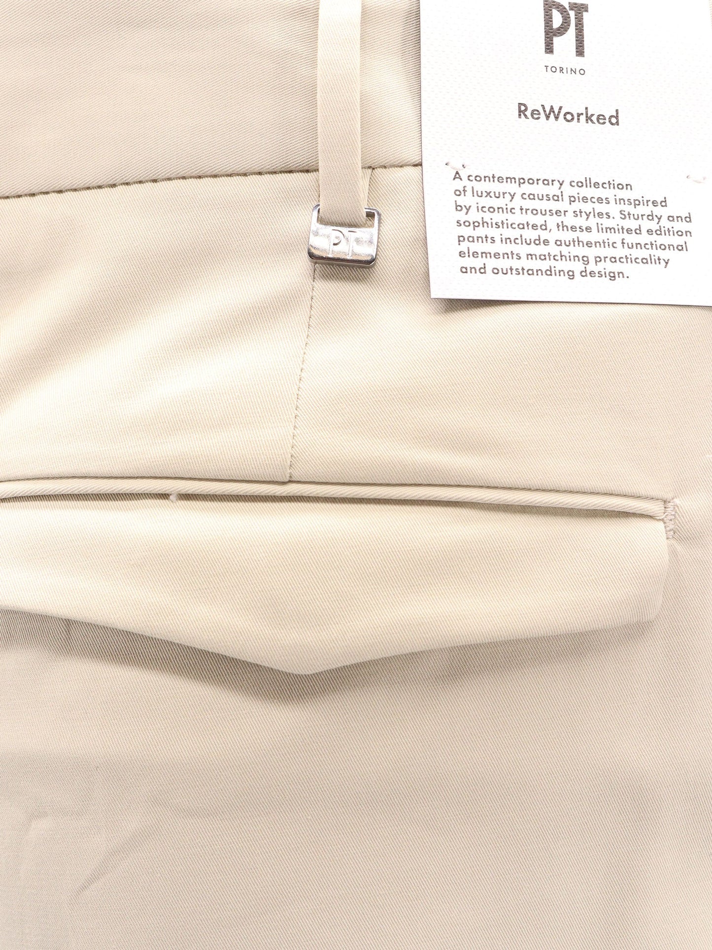 Michael reworked stretch cotton trouser