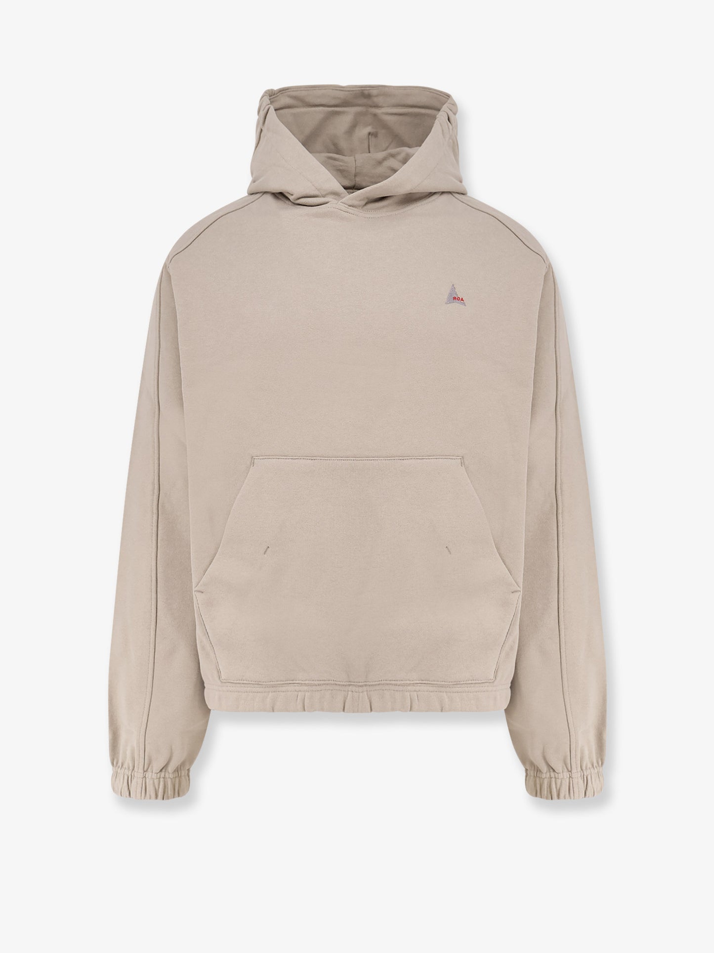 Stretch cotton sweatshirt with logo