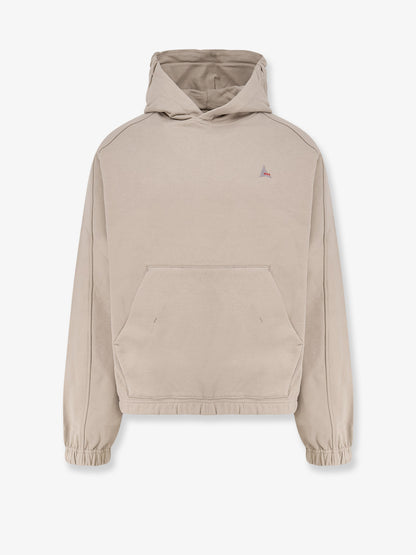 Stretch cotton sweatshirt with logo thumbnail