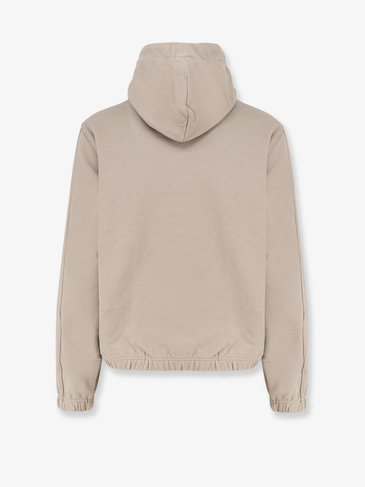 Stretch cotton sweatshirt with logo