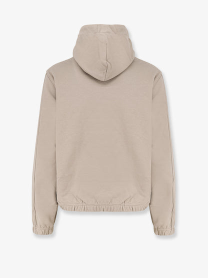 Stretch cotton sweatshirt with logo thumbnail