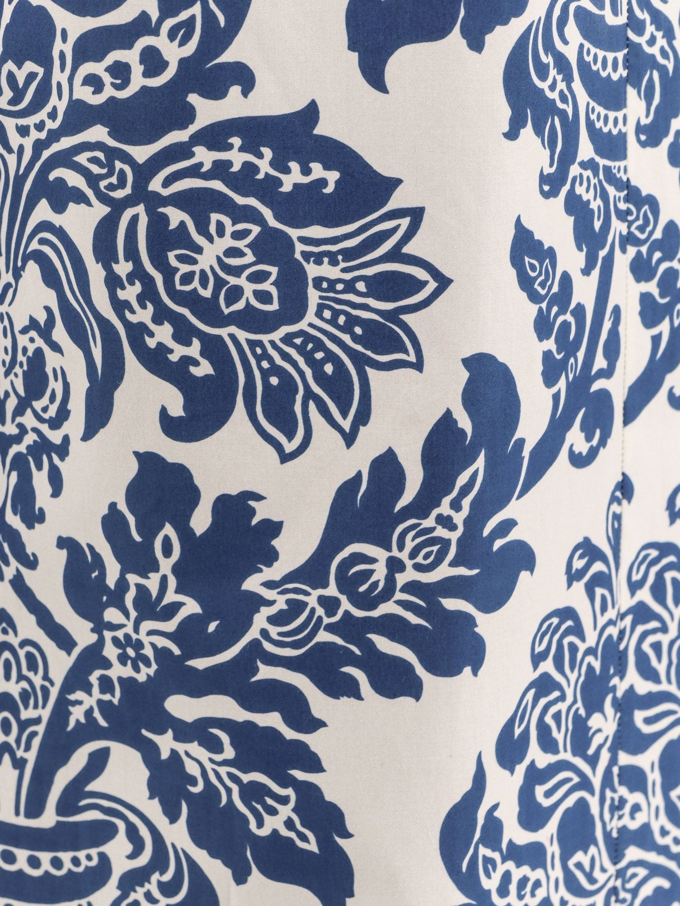 Merano cotton trouser with floral print