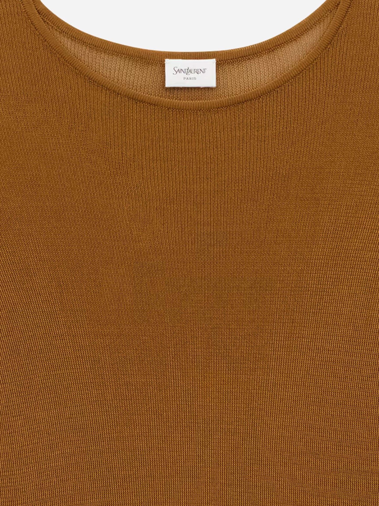 Semi-sheer certified viscose knitted top