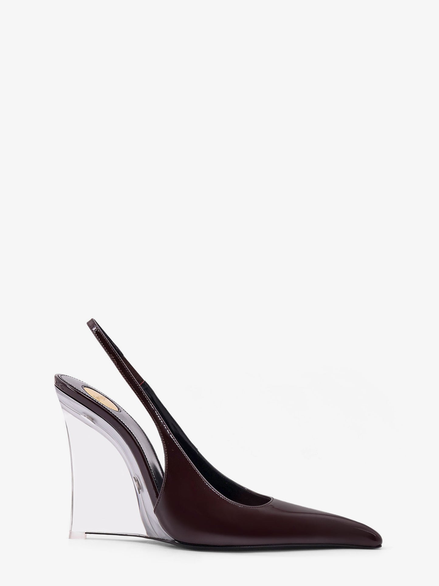 Miller 110 patent leather slingback décolleté