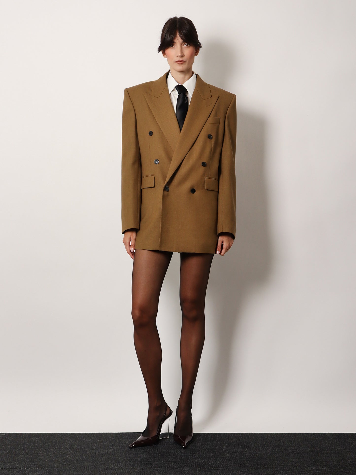 Miller 110 patent leather slingback décolleté