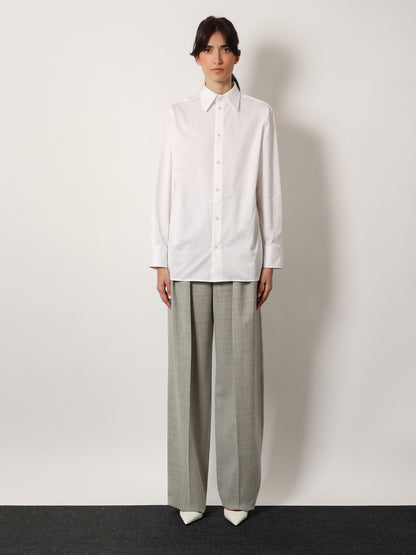 Certified cotton shirt with Cassandre embroidery thumbnail