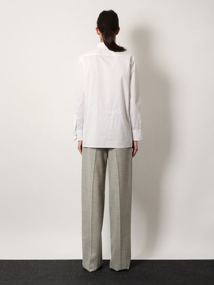 Certified cotton shirt with Cassandre embroidery thumbnail