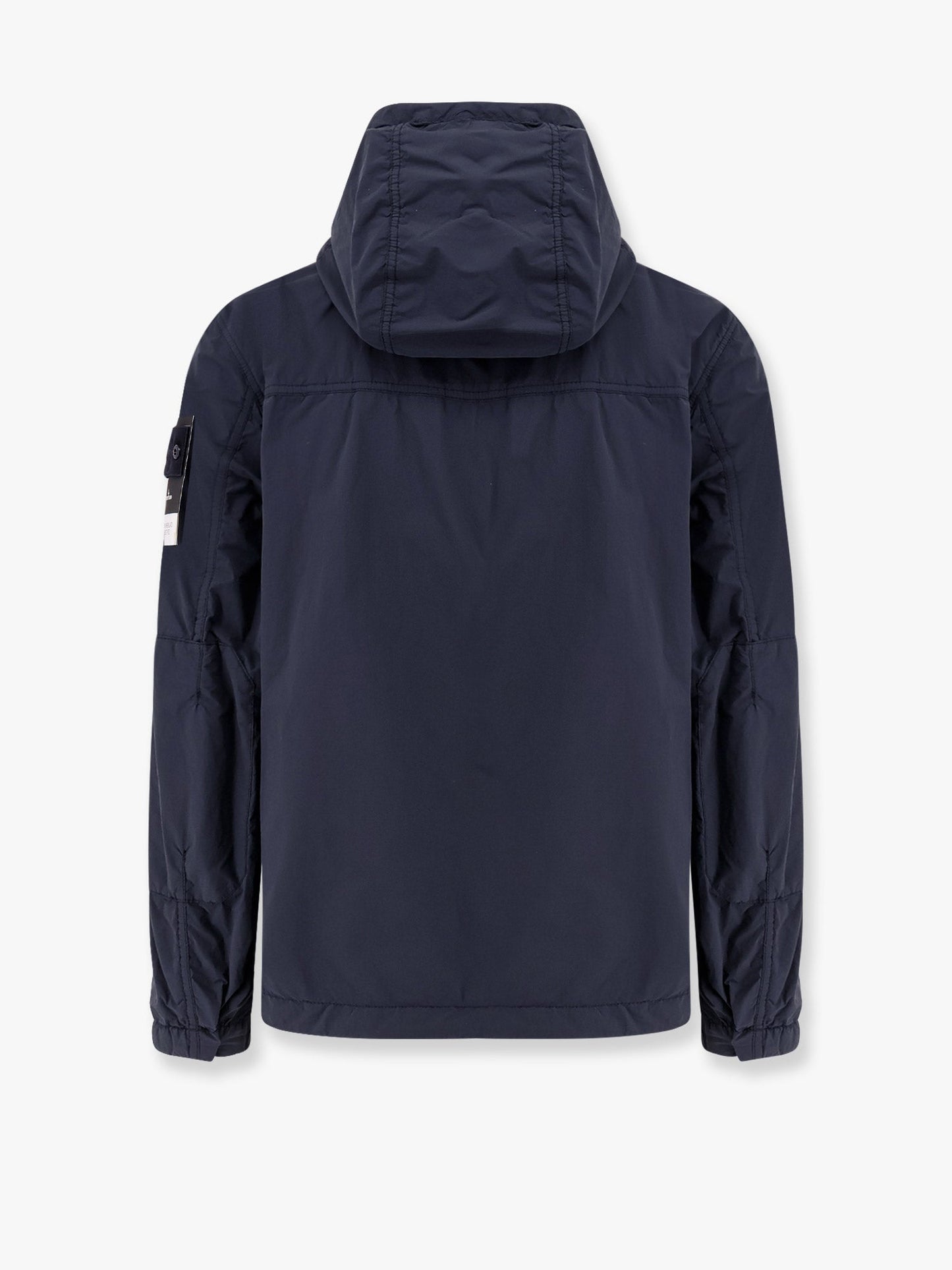 Recycled nylon jacket with hood