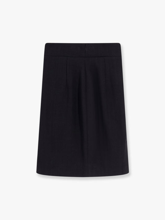 Nell viscose blend pencil skirt