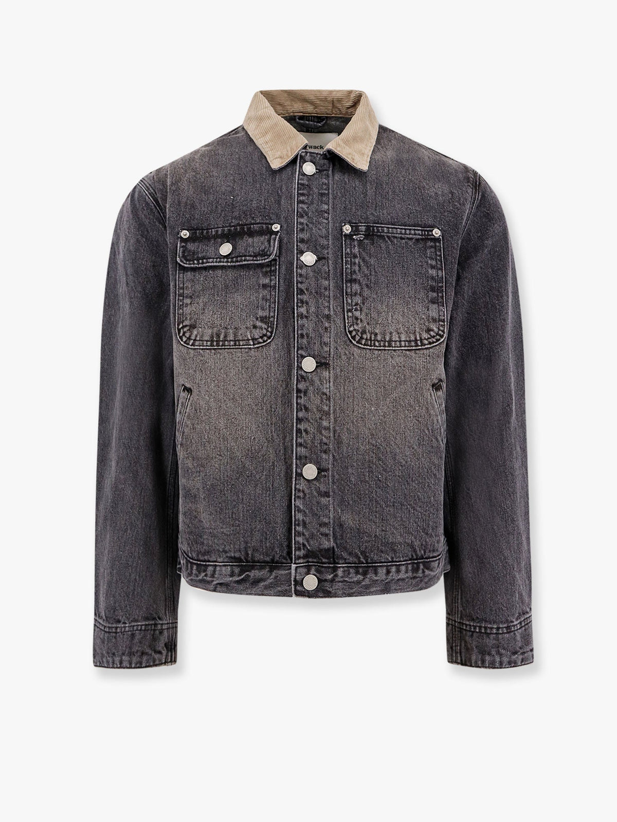 Work washed denim jacket