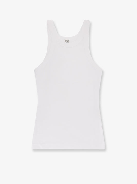 Ribbed cotton tank top